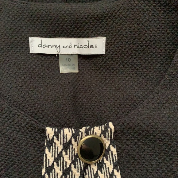 Danny & Nicole Open Front Suit Blazer Jacket - Picture 3 of 4